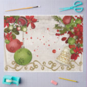 Kerstbessen Ontwerp Serie 7 Tissuepapier (Craft)