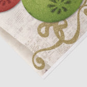 Kerstbessen Ontwerp Serie 7 Tissuepapier (Detail)