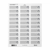 kerstbessen Retouradres Etiket (Full Sheet)