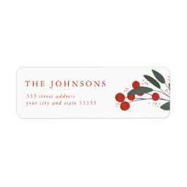 kerstbessen Retouradres Etiket