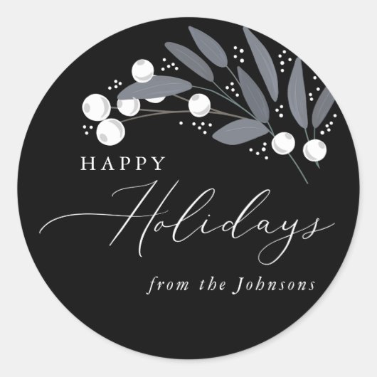 kerstbessen Sticker (Voorkant)