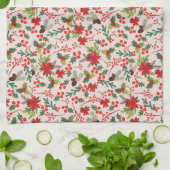 kerstbessen theedoek (Gevouwen)