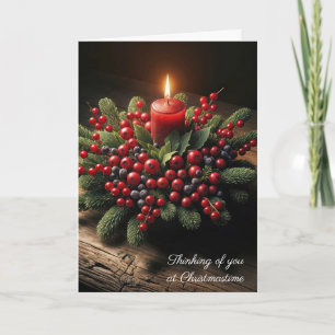 Kerstbessen voor jou feestdagen kaart