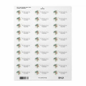 Kerstbessenverzameling Etiket (Full Sheet)