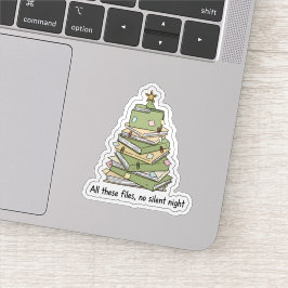 Kerstbestanden Boom Sticker