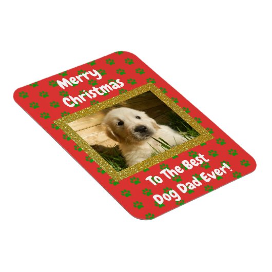 Kerstbeste foto van pap met ever magneet (Rechterzijde)