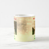 Kerstbeste hond Mam Oog Foto Koffiemok (Center)