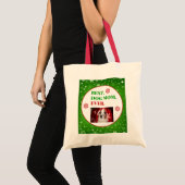 Kerstbeste hond ooit foto tote bag (Voorkant (product))