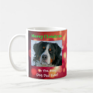 Kerstbeste hond Pap Oog Aangepaste foto Koffiemok