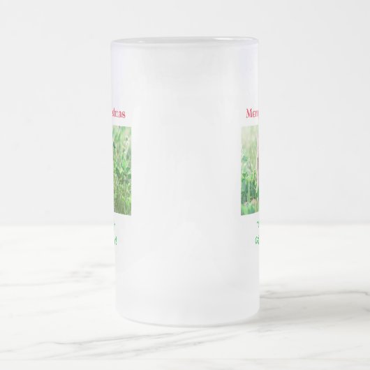 Kerstbeste kat Pap Ever Pet Foto Matglas Bierpul (Center)