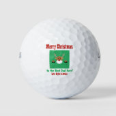 Kerstbeste vader ooit Kinder naam rendiernaam Golfballen (Voorkant)