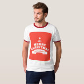 Kerstbeste wensen t-shirt (Voorkant volledig)