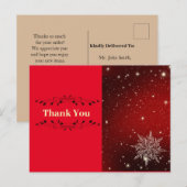 Kerstbestelling  briefkaart (Voorkant / Achterkant)