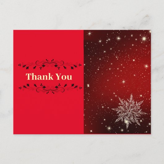 Kerstbestelling  briefkaart (Voorkant)