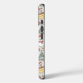 Kerstbestendige telefoonhoes — Cute Santa-ontwerp Case-Mate iPhone Case (Achterkant / Links)