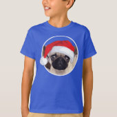 Kerstbeugel - Kinderen Basic Hanes T-Shirt (Voorkant)