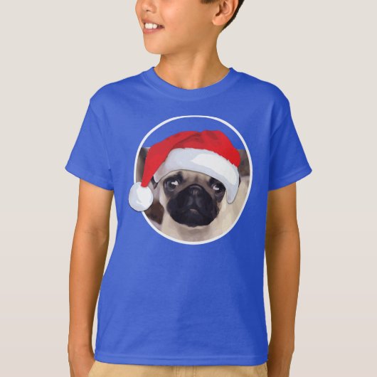 Kerstbeugel - Kinderen Basic Hanes T-Shirt (Voorkant)