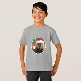 Kerstbever - Kinderen Basic T-Shirt