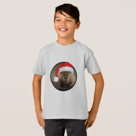 Kerstbever - Kinderen Basic T-Shirt