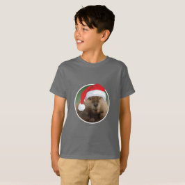 Kerstbever - Kinderen Basic T-Shirt