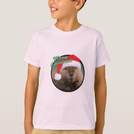 Kerstbever - Kinderen Basic T-Shirt