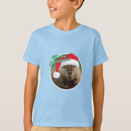 Kerstbever - Kinderen Basic T-Shirt
