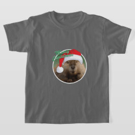 Kerstbever - Kinderen Basic T-Shirt