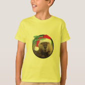 Kerstbever - Kinderen Basic T-Shirt (Voorkant)