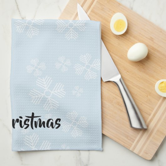 Kerstbever thee theedoek (Quarter Fold)
