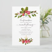 kerstbevestiging kaart (Staand voorkant)