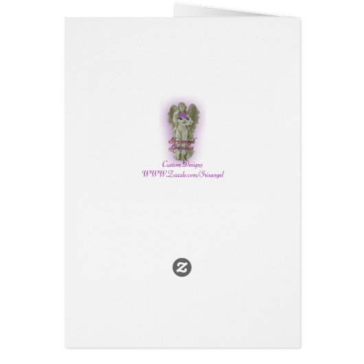 kerstbevruchting Madonna en kinderkaart (Achterkant)