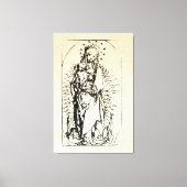 kerstbevruchting Madonna en kindermaagd Mary Canvas Afdruk (Voorkant)