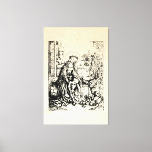 kerstbevruchting Madonna en kindermaagd Mary Canvas Afdruk