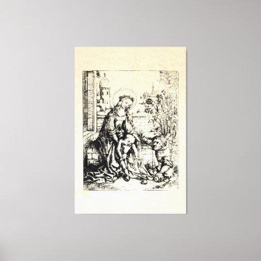 kerstbevruchting Madonna en kindermaagd Mary Canvas Afdruk (Voorkant)