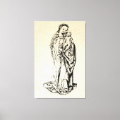 kerstbevruchting Madonna en kindermaagd Mary Canvas Afdruk (Voorkant)