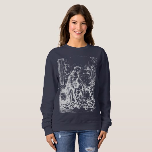 kerstbevruchting Madonna en kindermaagd Mary Trui (Voorkant volledig)