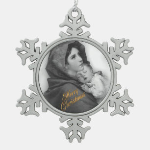 Kerstbevruchting Madonna en ornament van kinderen