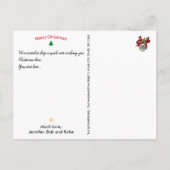 Kerstbevruchting Religie Voeg je bericht toe Feestdagenkaart (Achterkant)