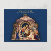 Kerstbevruchting Religie Voeg je bericht toe Feestdagenkaart (Voorkant)