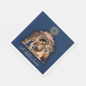 kerstbevruchting van Baby Jesus Napkins Servet (Hoek)