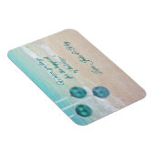 Kerstbewapeningsgroeten met een magnetisch strand magneet (Rechterzijde)