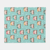 kerstbezit Fleece Blanket (Voorkant (Horizontaal))