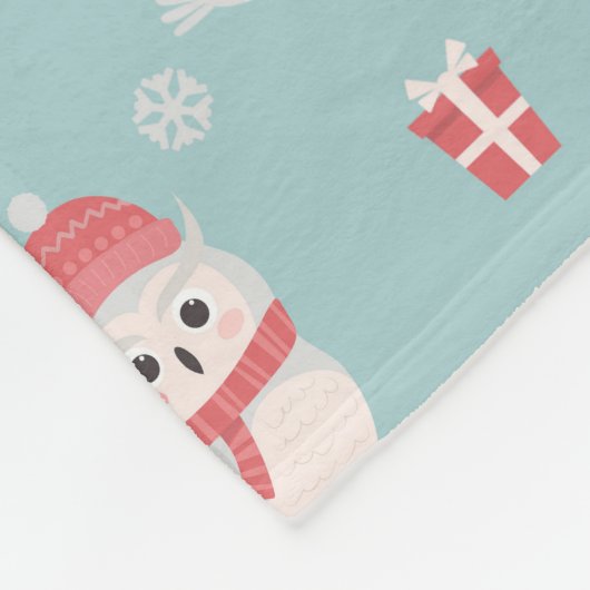 kerstbezit Fleece Blanket (Hoek)