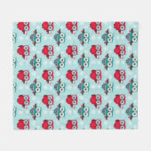 kerstbezit Fleece Blanket Deken (Voorkant (Horizontaal))