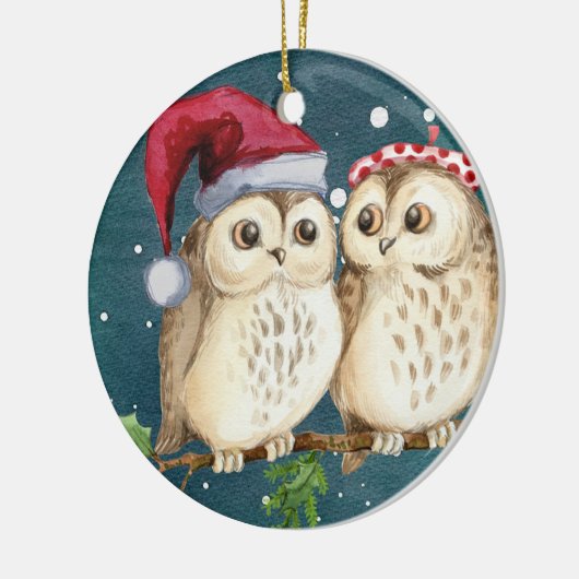 kerstbezit keramisch ornament (Links)