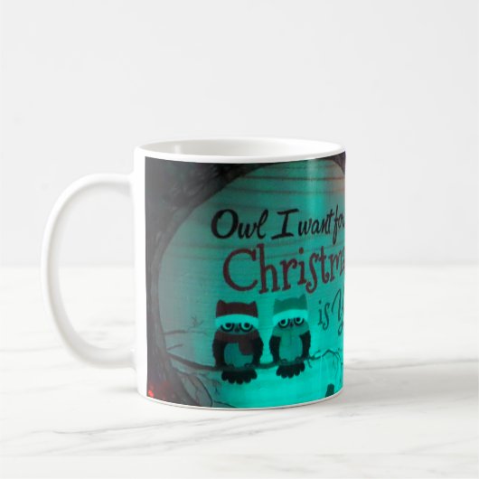 kerstbezit koffiemok (Links)