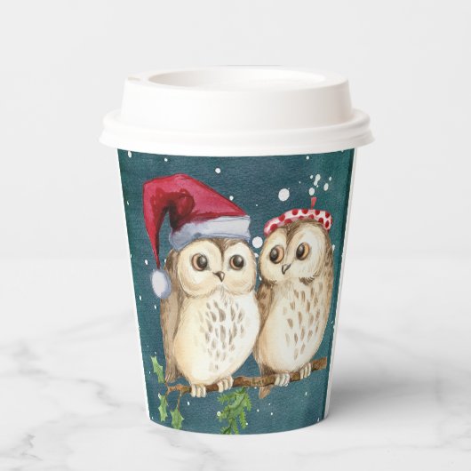 kerstbezit papieren bekers (Achterkant)