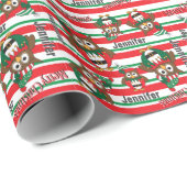 kerstbezit personaliseren cadeaupapier (Rol Hoek)