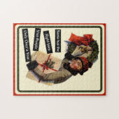 Kerstbezoek Funny Holiday Legpuzzel (Horizontaal)