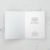 Kerstbezoeker - Vintage-kaart Kaart (Binnen)